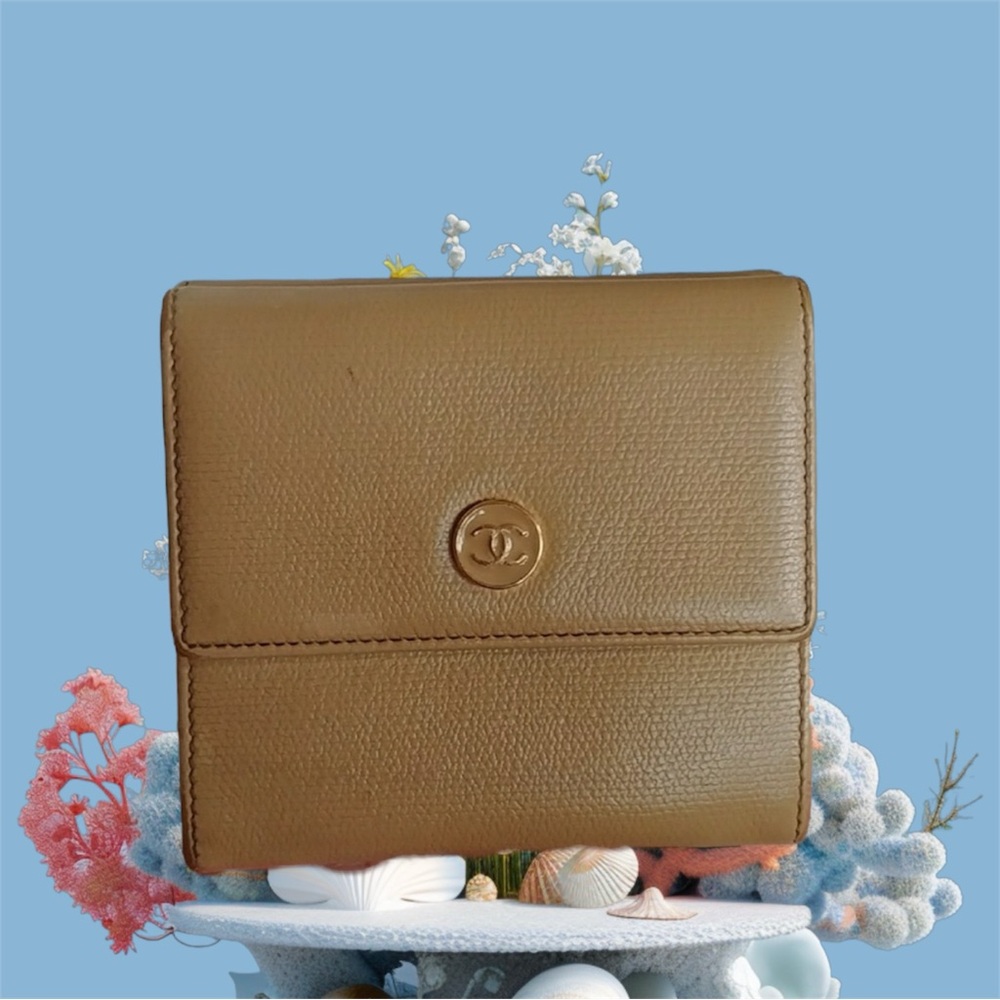 🎄Authentic Chanel wallet pre-loved used fair condition